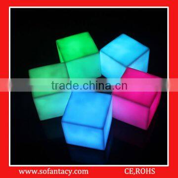 led flashing cube shape light