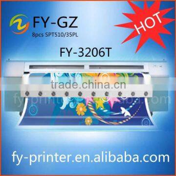 Fast speed wide fomat solvent injet printer with SPT508gs print head