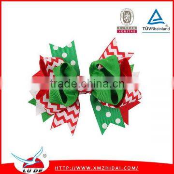 Christmas Decoration Use 3 Inch Hair Bows no Clip photo-6