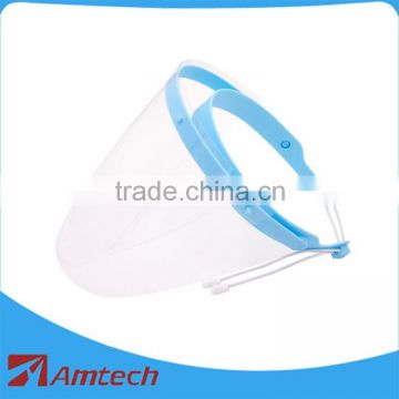 Anti-fog surgical clear face shield with frame