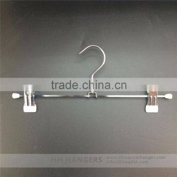 White Tips Metal Adjustable Wire Trousers/ Skirt/ Pants Coat Hanger photo-5