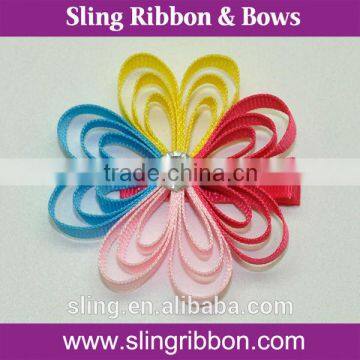 Wholesale Ribbon Hair Bow With Diamond