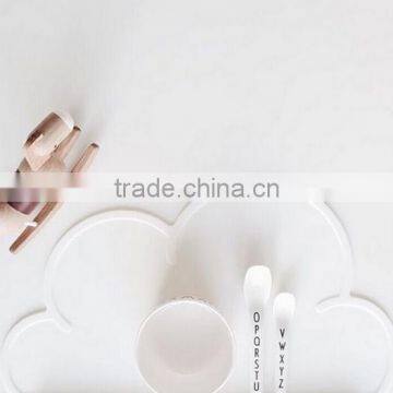 Silicone Non-slip Cloud Shape Kids Placemat Dinnerware Table Mat / Kids Meal Mat Placemat Eat Mat