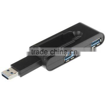 2015 Hot Selling! 4 Port Usb 3.0 Hub Driver Hi-speed With Plastic Casing for PC Mac Linux High Performance Interface photo-2