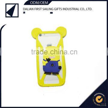 Custom funky cute 3d mobile phone case silicon material