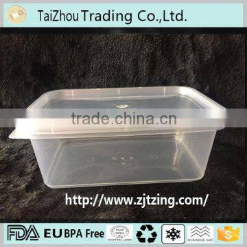 rectangle Pp Disposal Microwave Food Container For Sale