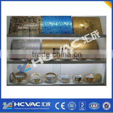 Ceramic tile metallization physical vapor deposition system,titanium nitride gold coating equipment,plasma coating equipment