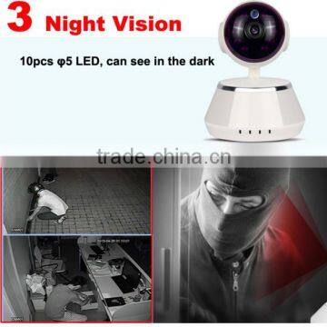1.0 Megapixel CMOS Sensor 1/4 Inch Two Way Audio Wireless Outdoor Dome Ptz ip Camera photo-5