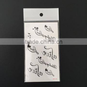 WM106--Special"Love" Tattoo Sticker