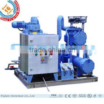 Snowkey manufacturer factory price of seawater flake ice machine for fish and seafood preservation