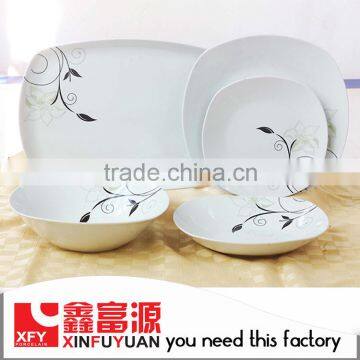 Best quality new design fine porcelain beautiful dinnerware sets