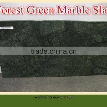 forest green marble slab