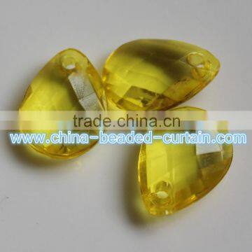 Best Factory Direct Sales Transparent Acrylic Faceted Briolette Teardrop Beads Curtain Pendants photo-4