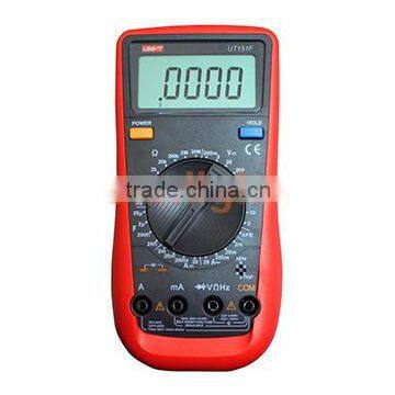 Economical Digital Multimeter, AC/DC/Resistance/Capacitance/Frequency UT151F