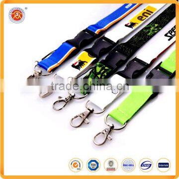 custom printing PVC material promotional lanyard with logo