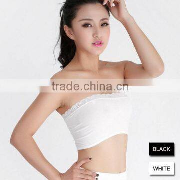 Wholesale Women Modal Tank Top Girl Sexy Fancy Tude Seamless Underwear With Lace Decration