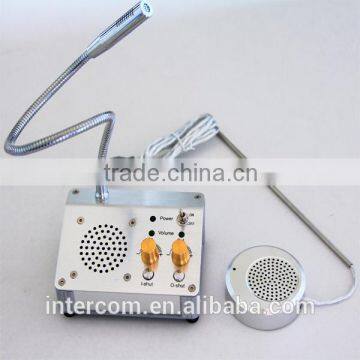 Dual-way Intercom System for Counter Bank