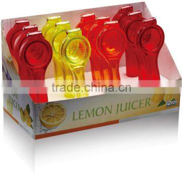 Colorful lemon squeezer