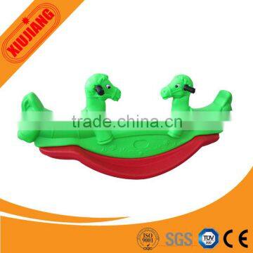 Indoor Outdoor Playground Kids Play Zone Plastic Rocking Horse photo-5