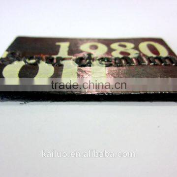 Embossed Logo Leather Label for Jeans photo-3