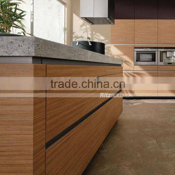 2016 Simple Design Middle Eastern Style Yellow Kitchen Cabinet photo-5