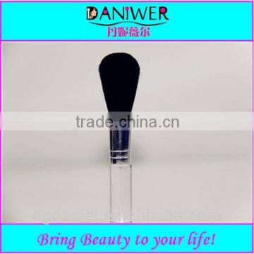 Private Label Black Goat Hair Cosmetic Brushes Facial Brush Free Samples