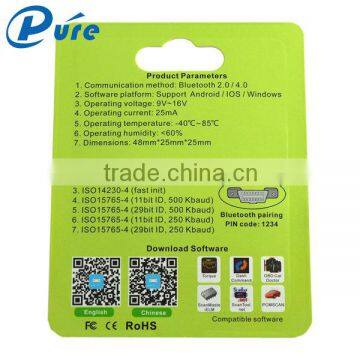 Factory Direct Mini OBD2 ELM327 Bluetooth 4.0 Auto Diagnostic Tool Support Android/iOS photo-6