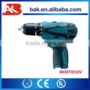 10.8v Li ion battery cordless drill