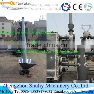 Hot sale continuous wood stove /gum branches carbonization stove / stalks charcoal furnace