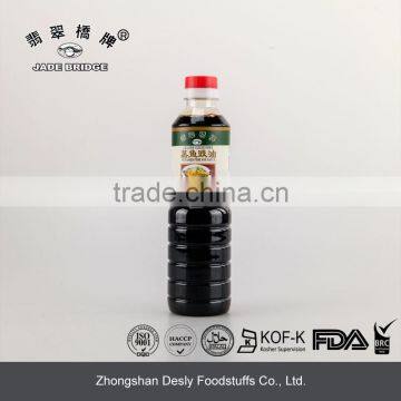 Best tasting premium steamed fish soy sauce 500ml plastic bottle