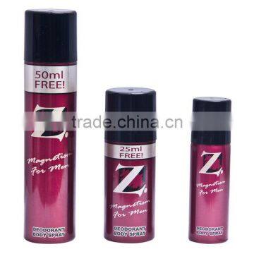 Z series deodorant body spray body perfume