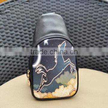 PU horse printing shoulder Bag ( BZJ4004)