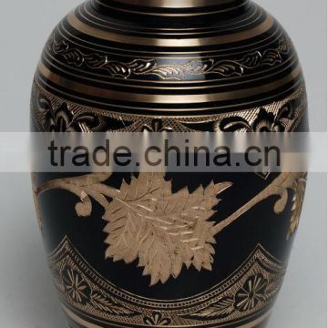 Fancy Flourish Brass Cremation Urns