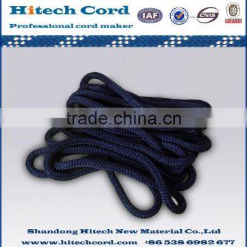 2015 Black color Nylon double braided dock line for boat and ship