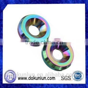 CNC Machining Aluminum Anodized Colorful Washer photo-4