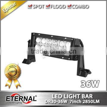 36W 13inch 4WD offroad light bar high lumen industrial equipment vehicles police car led light bar