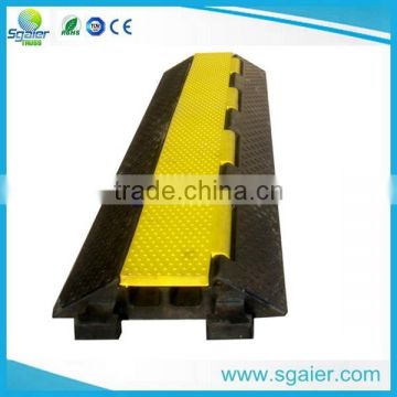 Flexible Rubber 2 Channel Cable Protector Manufacturer