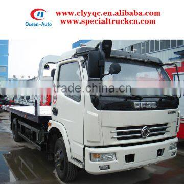 DFAC 4X2 Dlk Flat Wrecker Towing Truck for Sale photo-3