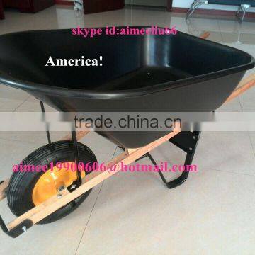 100L Plastic Wheelbarrow With Pneumatic Wheel photo-2