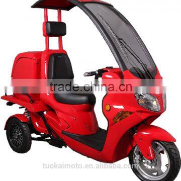 60V 38Ah LITHIUM battery 2.2KW electric roof trike scooter for delivery (TKE-M2200-D)