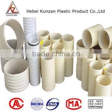 high quality pvc corrugated tubing pvc plastic tube pvc double wall corrugated pipe