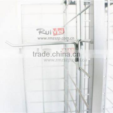 Practical White Supermarket Hanging Metal Pegboard Hook photo-3