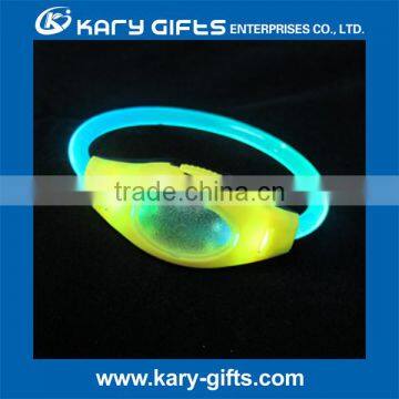 Concert Use Flashing Led Silicon Wristbands Bracelets photo-4