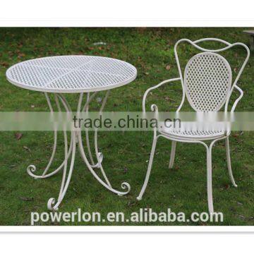 Power Coated Anti-White KD Metal Round Coffee Table photo-2