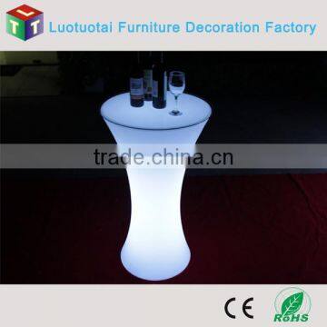 PE Plastic Led Outdoor Lounge Bar Cocktail Table photo-4