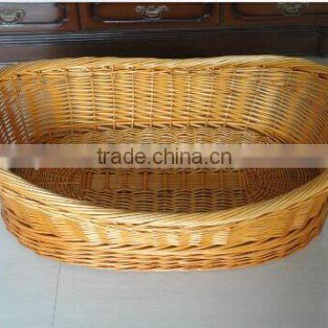 100%handmade wicker bassinet wicker baby basket basket for baby sleeping