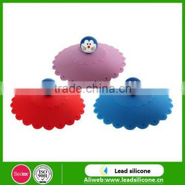 Promotion Gifts Silicone Cup Lid Customized Logo Silicone Cup Cover Food-grade Silicone Cup Lid