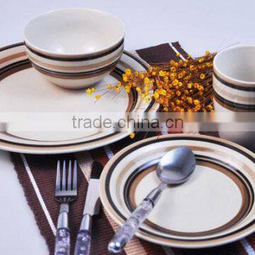 SGS Ceramic Material hand painted ceramic dinner set