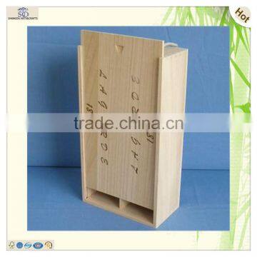 Bulk Unfinished Bottle Dividers Wooden Wine Box photo-5