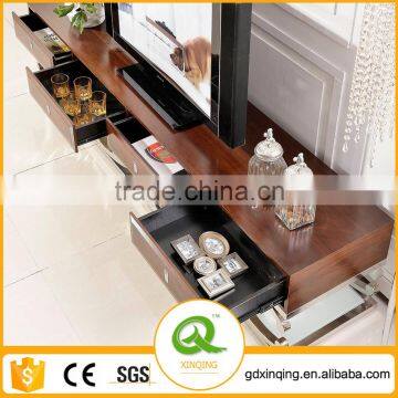 E359 Modern Wooden TV Cabinet With Showcase